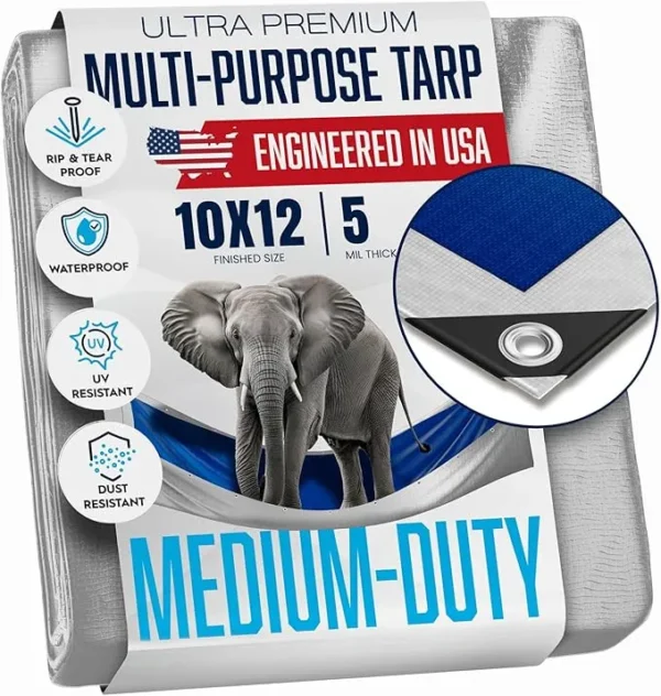 10x12 Ft Camping Tarp